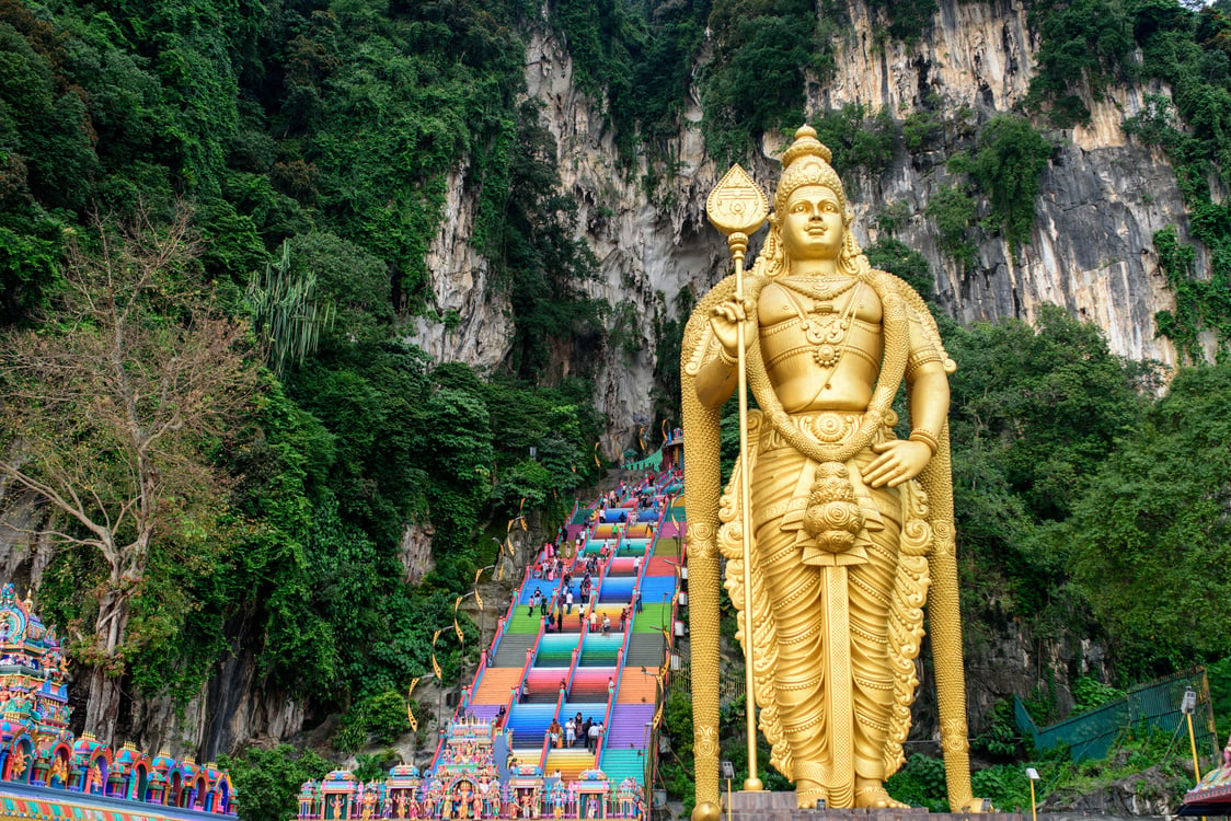 Batu Caves Lord Murugan in Kuala Lumpur, Malaysia