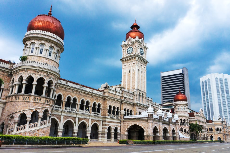 Merdeka Square in downtown Kuala Lumpur Malaysia